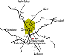 Plan zur Anreise nach Unterpremstätten